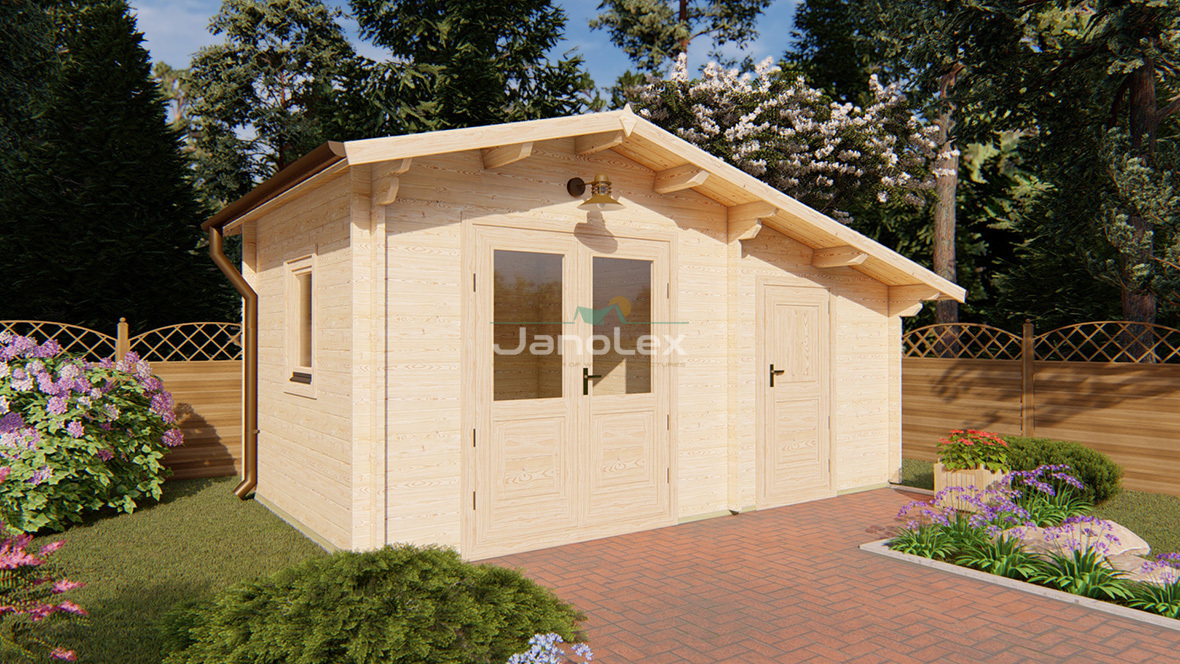 Deko 5x3 casa de madera 44mm