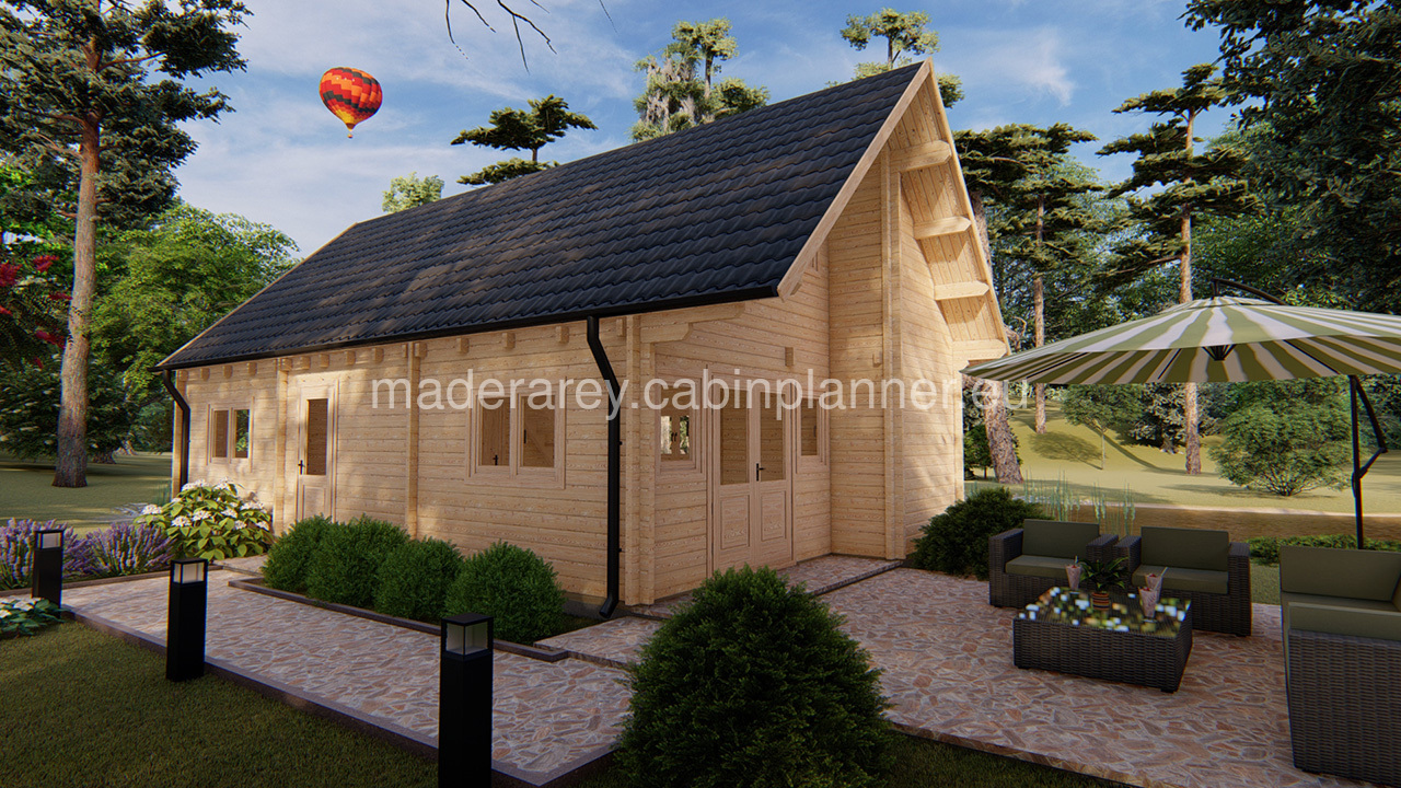 Felix 6x10 casa de madera 68mm