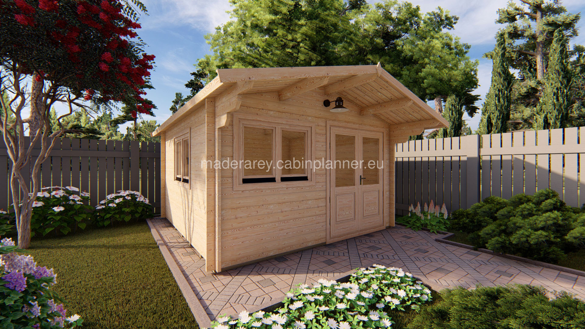 Linus 4x4 casa de madera 44mm